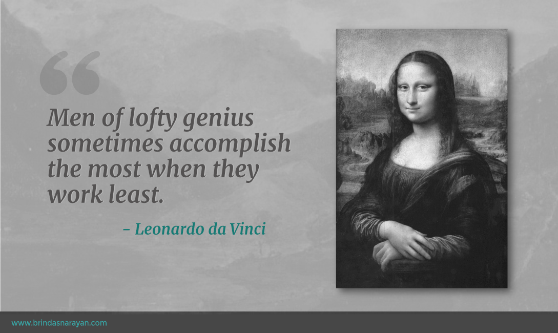 Habits of Highly Creative People: Learn to Procrastinate like Leonardo da Vinci