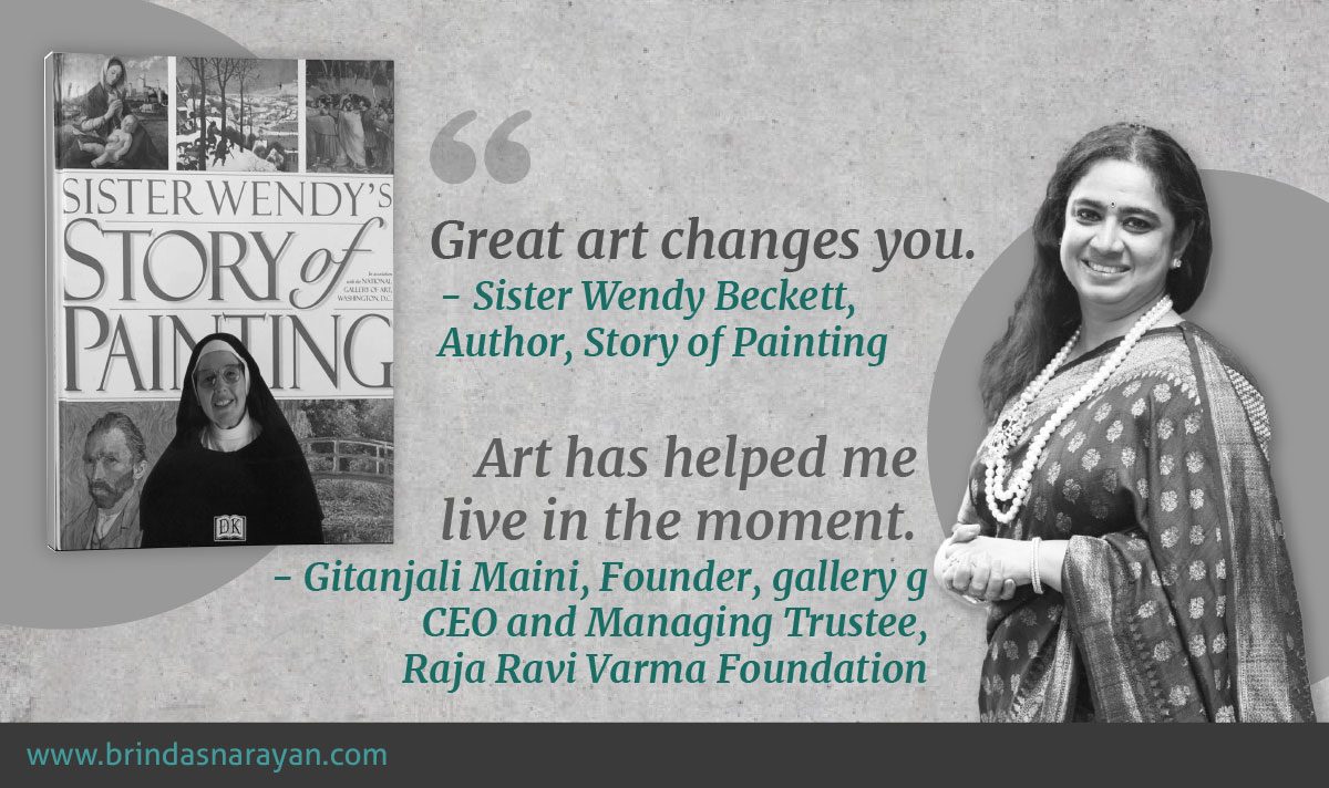 How Careers in Art can Deepen the Spirit: The Inspiring Life Stories of Gitanjali Maini and Sister Wendy Beckett