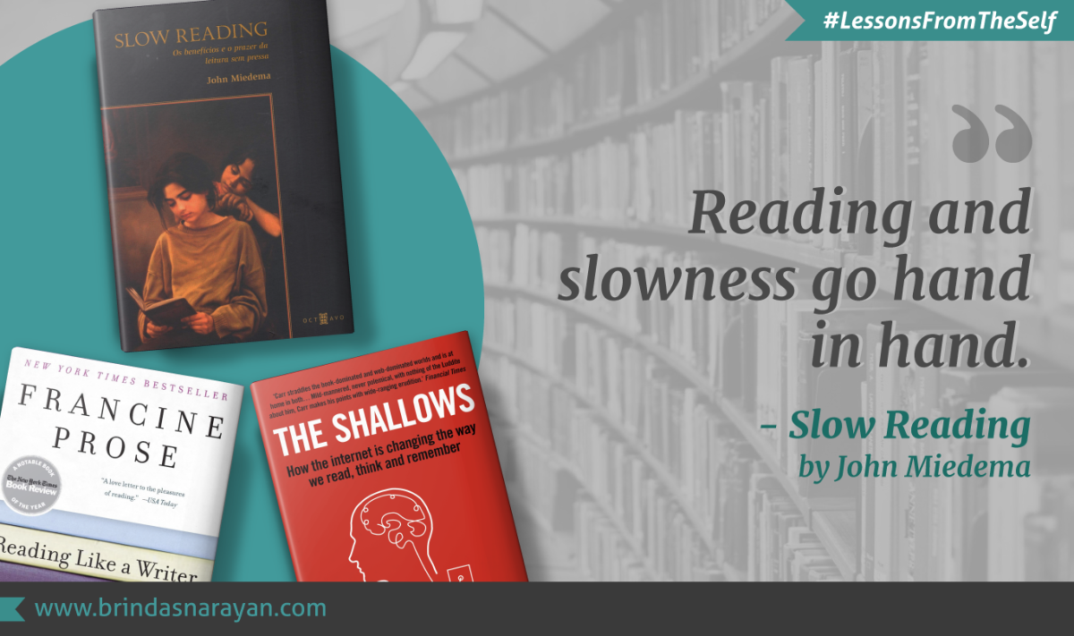 Making A Case for Slow Reading